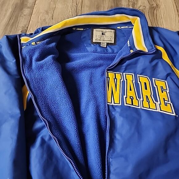 Colosseum University of Delaware Varsity Parka Jacket Mens Size XXL Blue - Picture 4 of 5